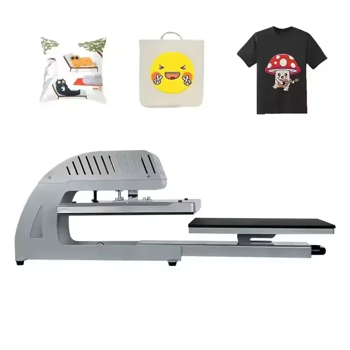 Drawer Base Electric Heat Press for Garment Transfer - image 2
