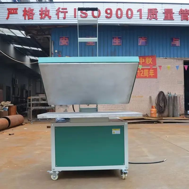 Large Format Manual Flatbed Heat Press Machine for Textile Production detail 8