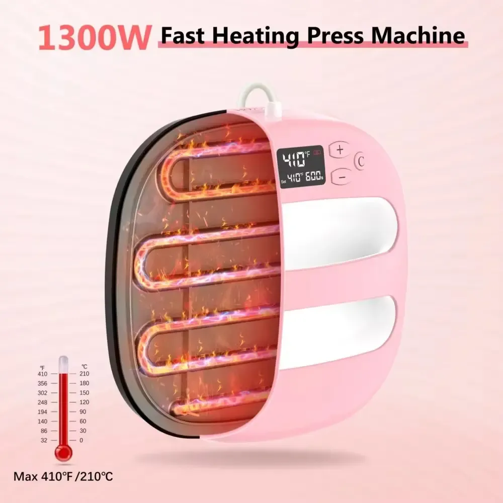 10x10 Portable Electric Heat Press for Small Transfers - image 4