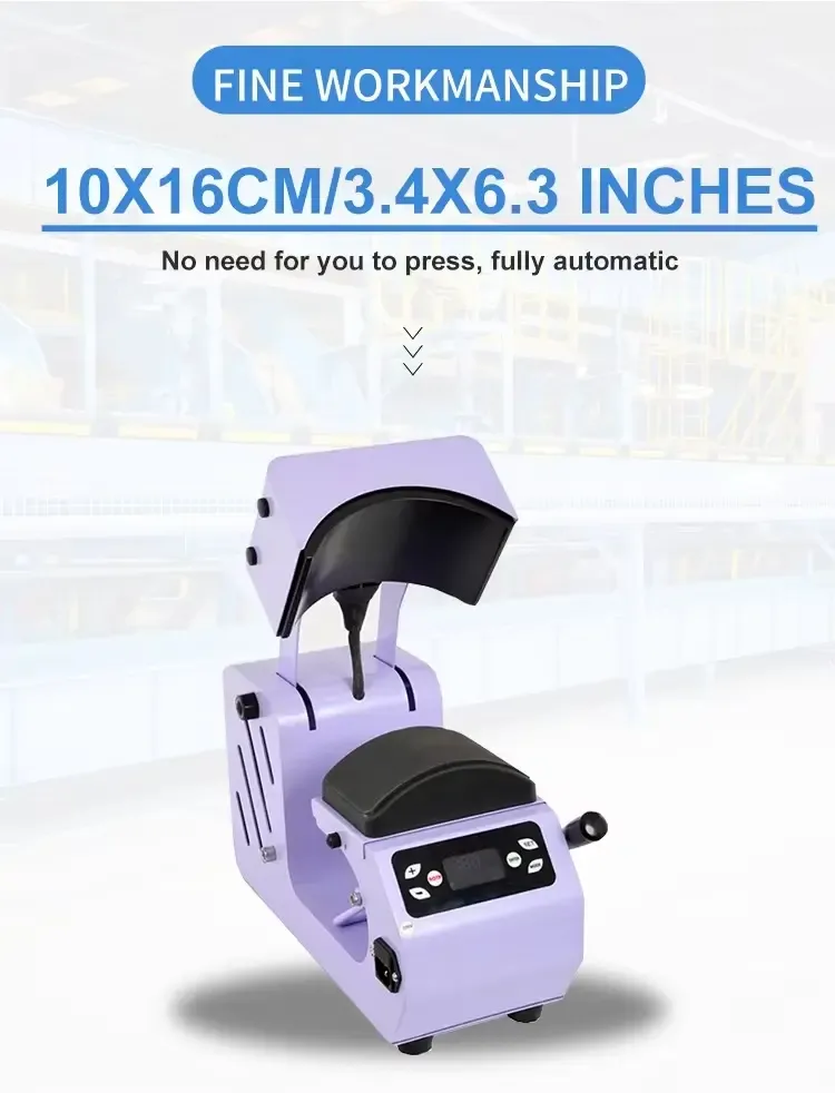 Mini Electric Cap Heat Press Machine for Personalized Hat Decoration detail 3