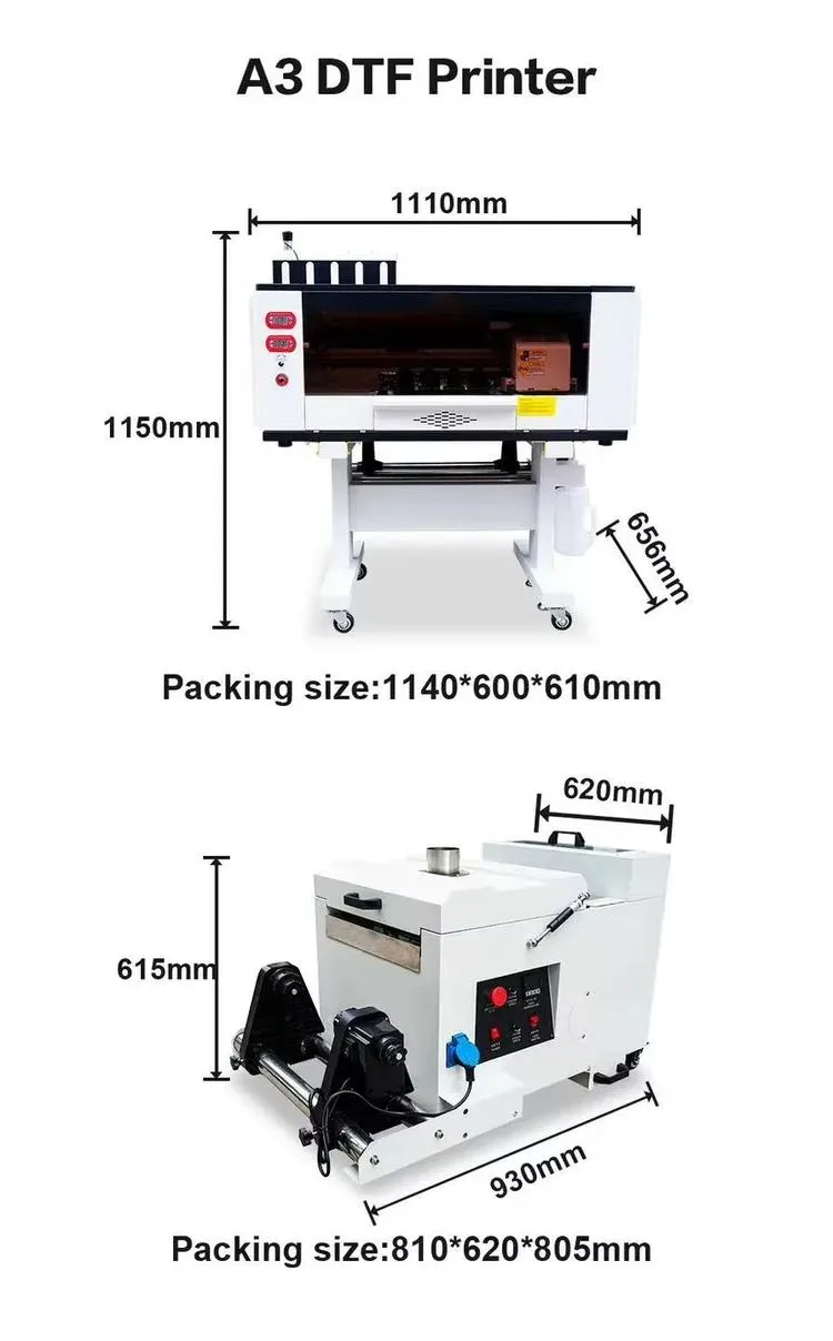 A3 DTF Printer Set for Heat Transfer Film Production detail 3