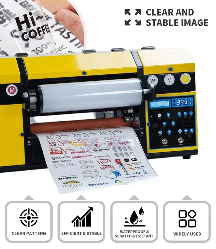 Impressora UV DTF com duas cabeças XP600 para etiquetas personalizadas - detalhe 3