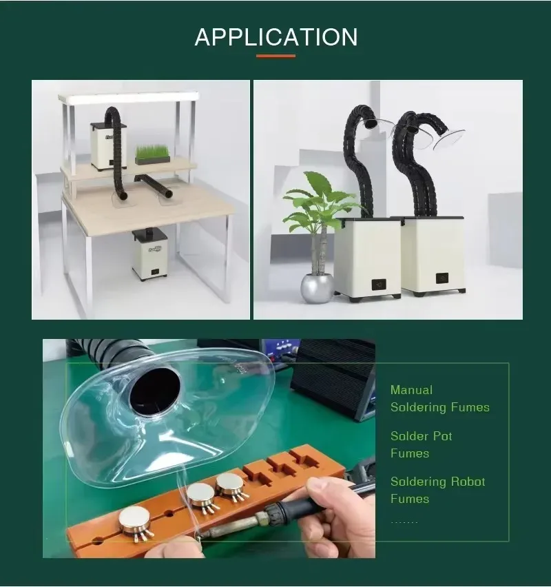 Extractor de humos para impresora DTF y líneas de transfer - detalle 2