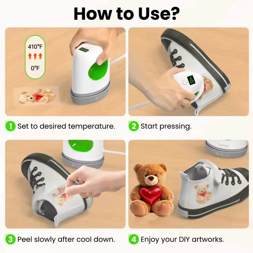 Presse à chaud électrique portative pour loisirs créatifs et vêtements - image 5