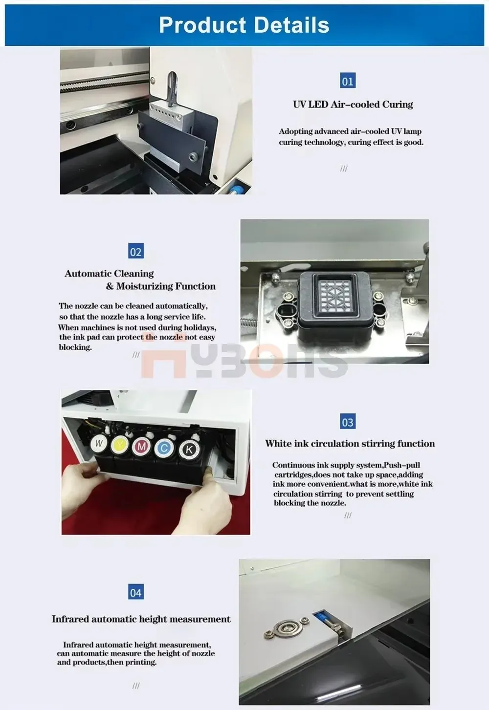 Impresora UV A4 para decoración de productos personalizados - detalle 3