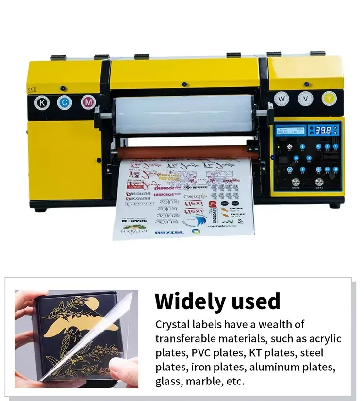 Impressora UV DTF com duas cabeças XP600 para etiquetas personalizadas - detalhe 4