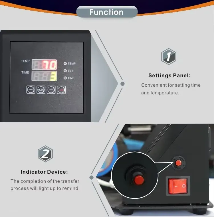 Mug Heat Press Machine for Drinkware Customization detail 2