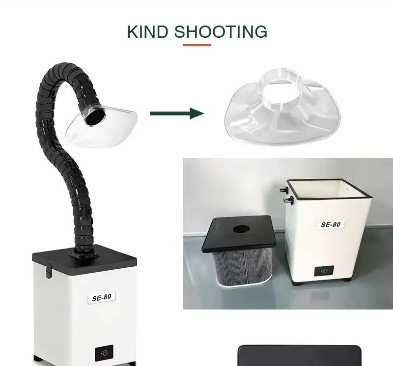 Extractor de humos para impresora DTF y líneas de transfer - detalle 3