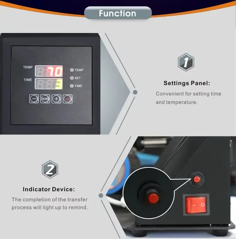 Mug Cup Sublimation Heat Press Machine detail 4