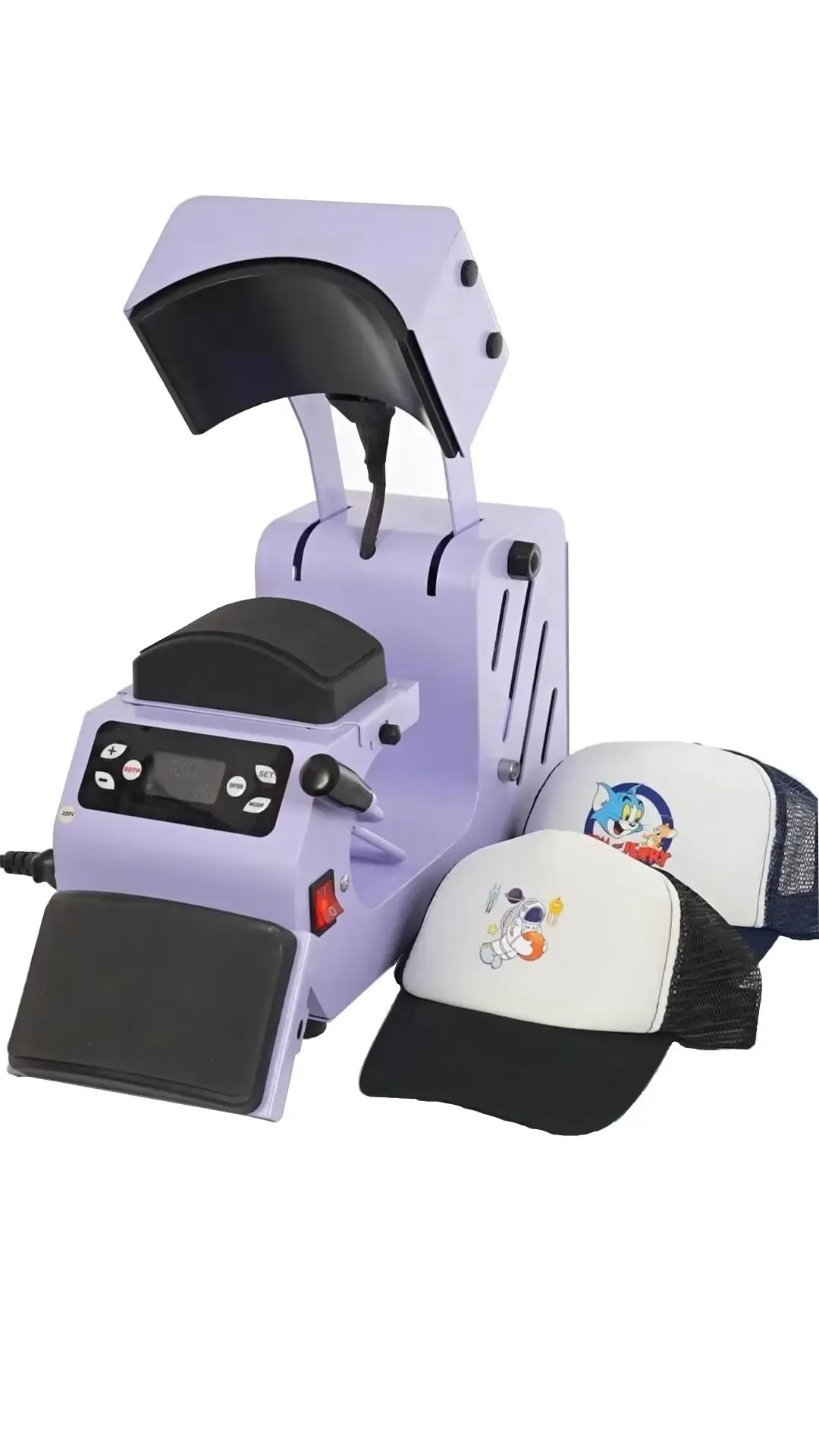 Mini Electric Cap Heat Press Machine for Personalized Hat Decoration - image 3