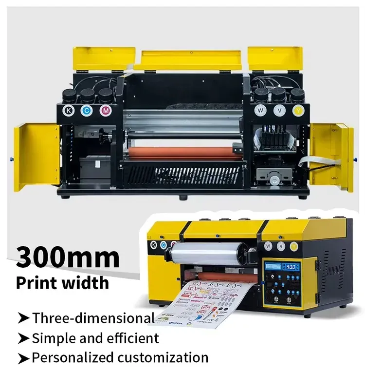 Impressora UV DTF com duas cabeças XP600 para etiquetas personalizadas - detalhe 5