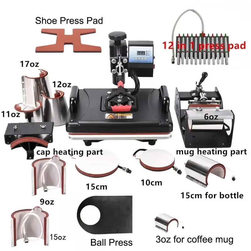 15-in-1 Combo Heat Press for B2B Transfer Workflows - image 6
