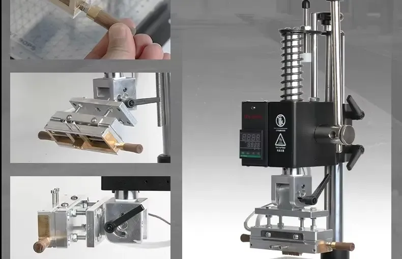 Machine de marquage à chaud WT-90PS à tête basculante pour un marquage de logo précis - détail 11