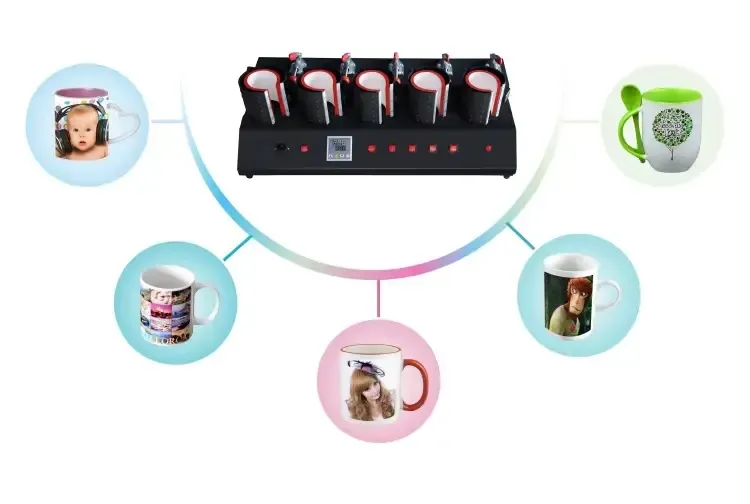 Presse à mugs multifonctions 5 en 1 - détail 5
