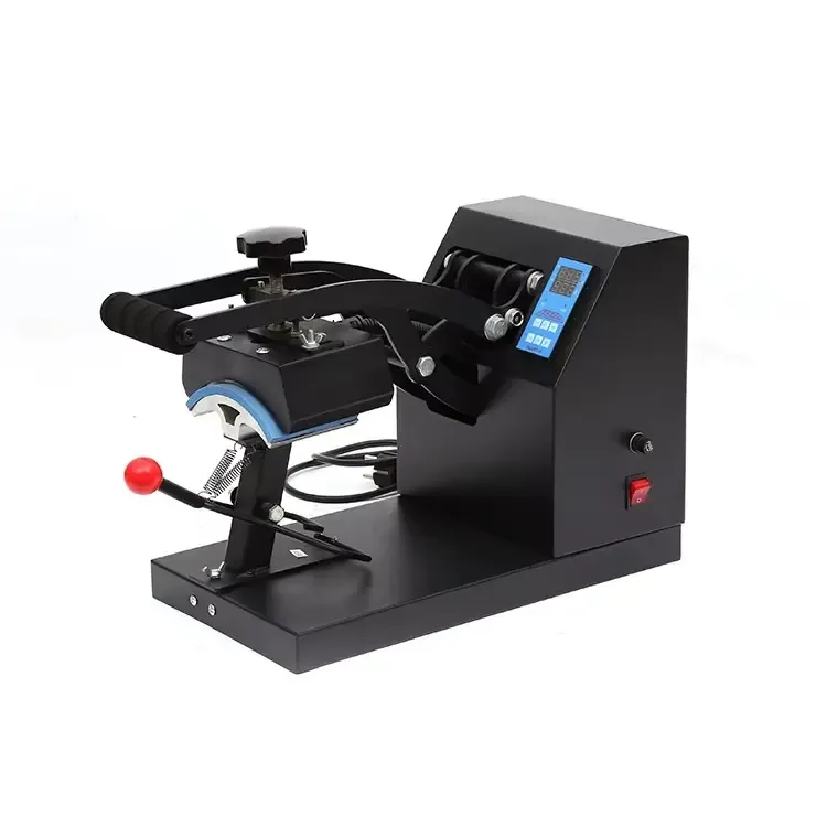 Manual Hat and Cap Heat Press Machine for Small Business Customization detail 3