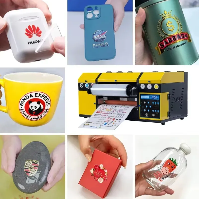 Impressora UV DTF com duas cabeças XP600 para etiquetas personalizadas - imagem 4