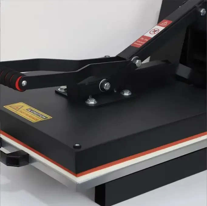 Black Manual Clamshell Heat Press Machine with Digital Control Panel - image 6