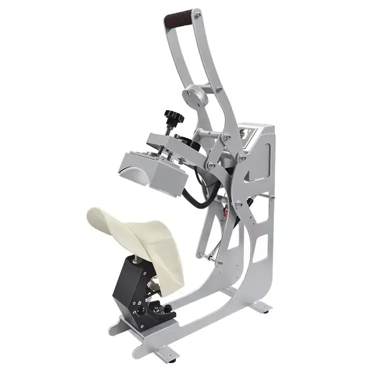 Swing-Away Manual Cap Heat Press Machine for Hat and Logo Transfer - image 2