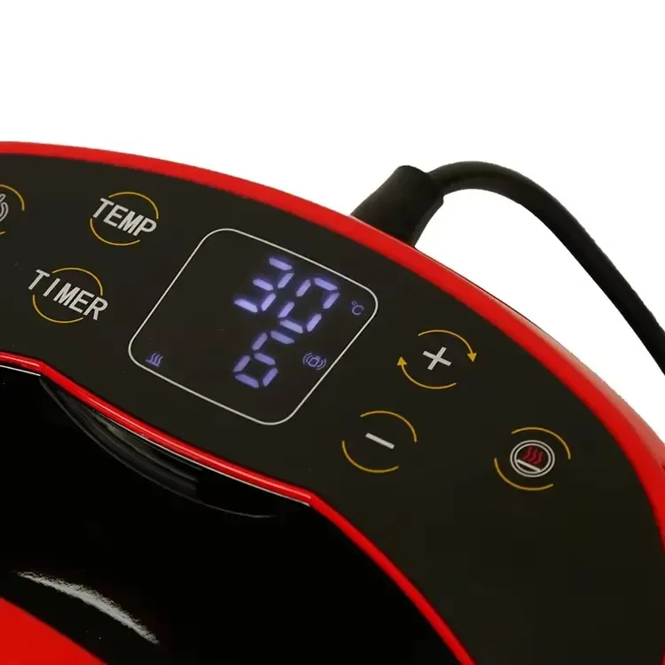 Prensa térmica elétrica semiautomática para produtos personalizados - detalhe 8
