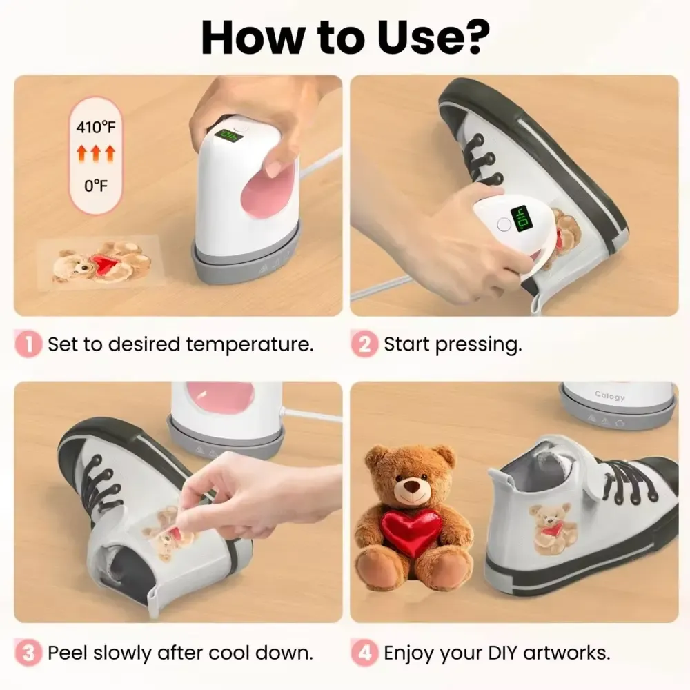Compact Portable Electric Heat Press Machine for DIY Transfer Projects - image 5