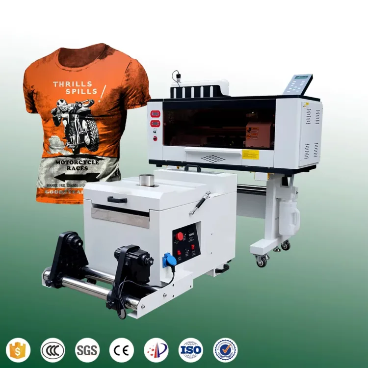 A3 DTF Printer Set Heat Transfer Film Printer Dual HeadF1080 Small DTF Printer