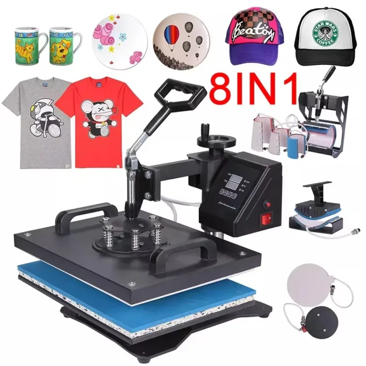 8-in-1 Heat Press Machine