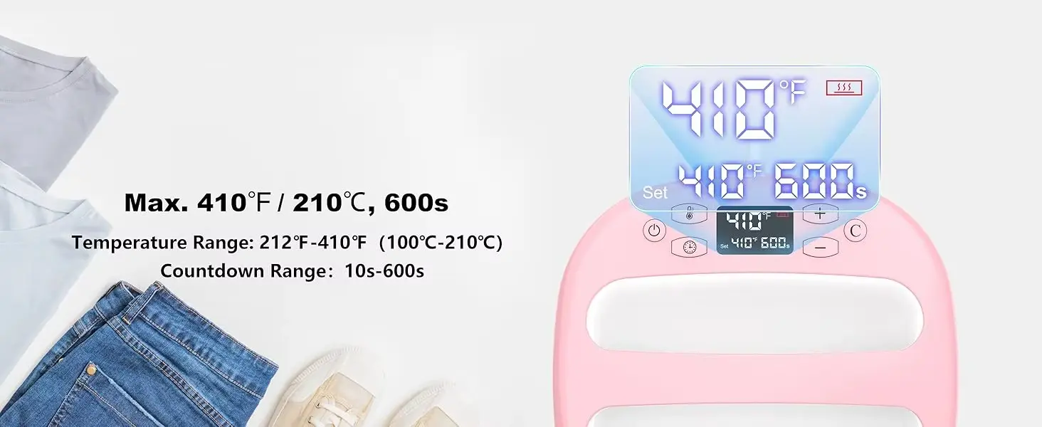 10x10 Portable Electric Heat Press Machine for Small Garment Transfers detail image