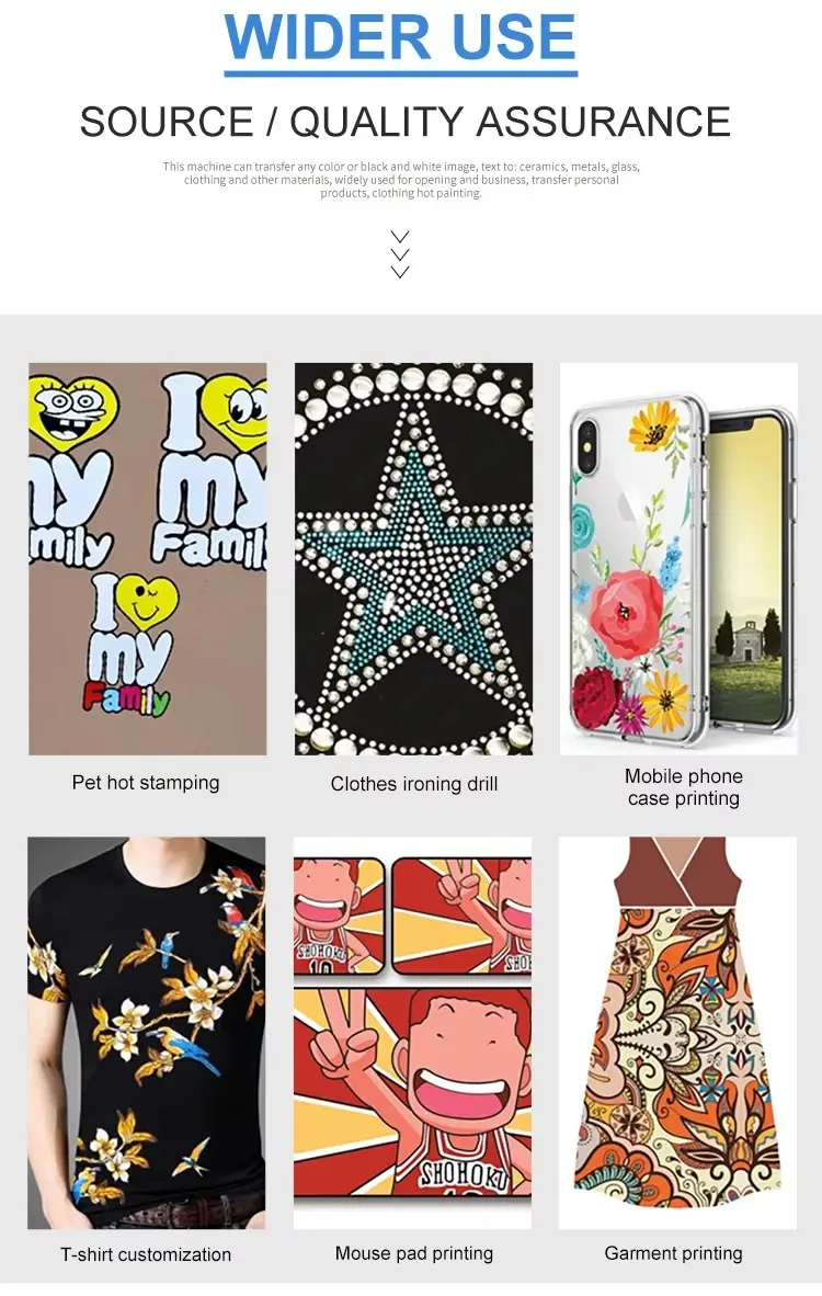 38x38cm Automatic Electric Flatbed Heat Press Machine for Apparel Printing detail image