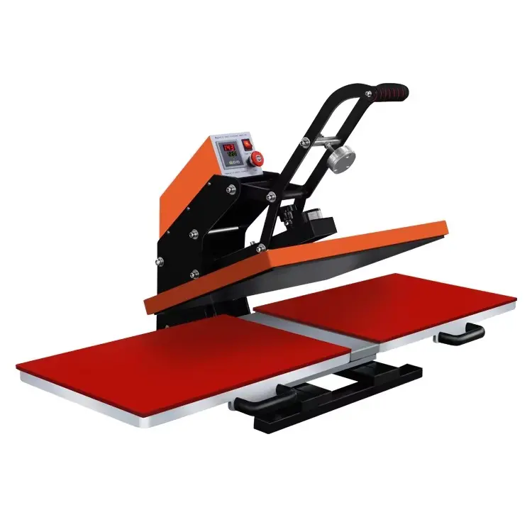 40x60cm Dual-Station Manual Heat Press Machine for Apparel Transfer Production