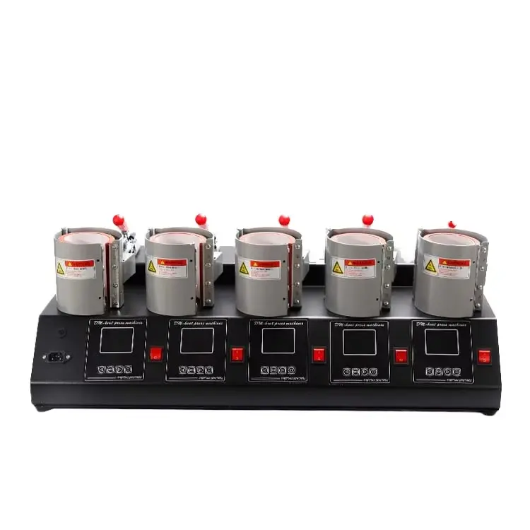5-in-1 Mug Press Machine with Independent Controllers detail image