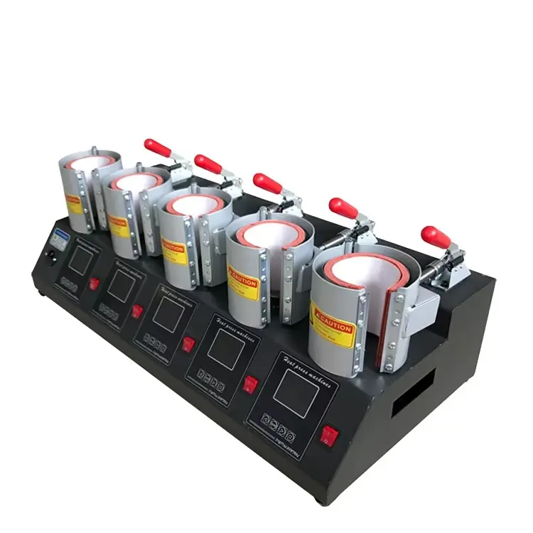 5-in-1 Mug Press Machine with Independent Controllers detail image