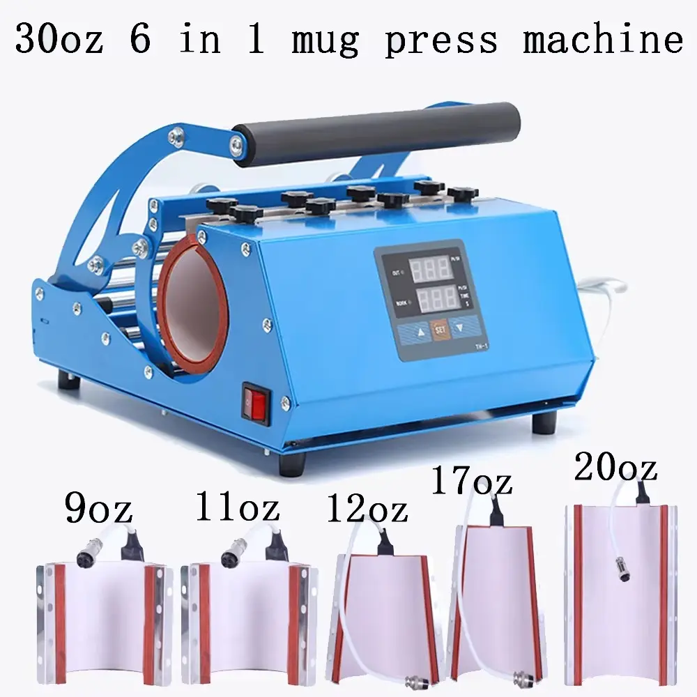 6-in-1 30oz Tumbler Mug Heat Press Machine detail image