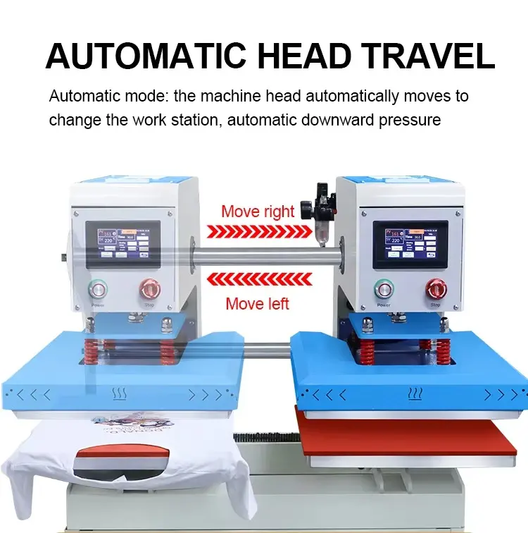 60x40cm 24x16 Inch Pneumatic Heat Press Machine detail image 5