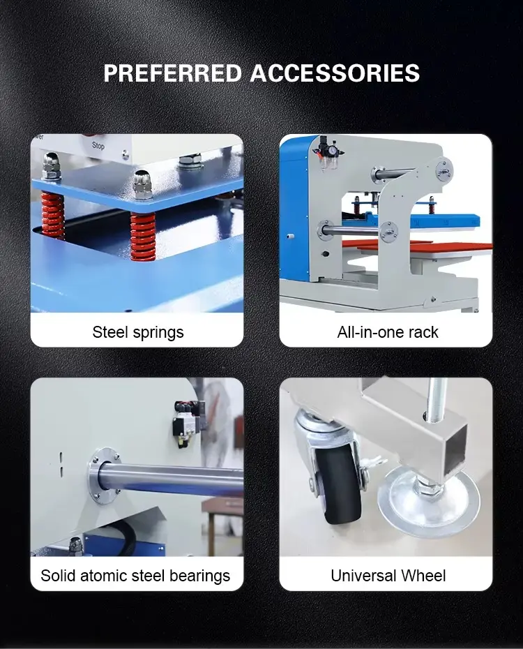 60x40cm 24x16 Inch Pneumatic Heat Press Machine detail image 11