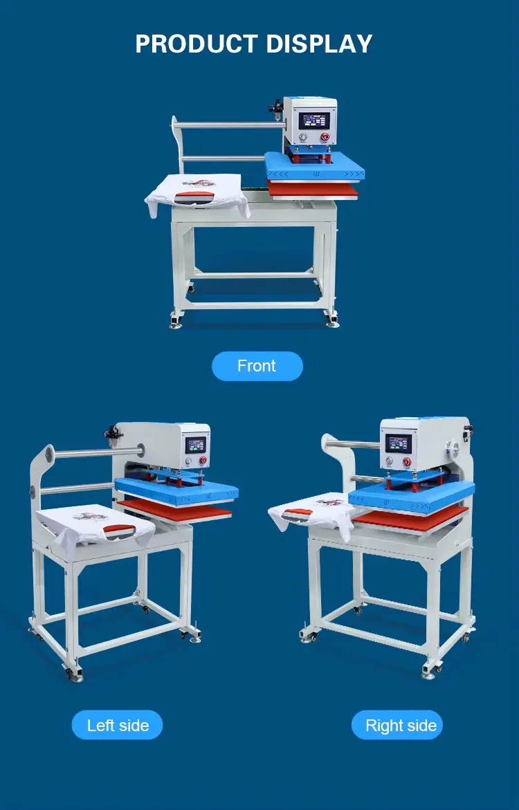 60x40cm 24x16 Inch Pneumatic Heat Press Machine detail image 13