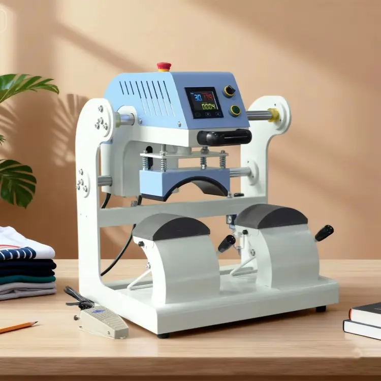 Automatic Dual Station Pneumatic Heat Press Machine