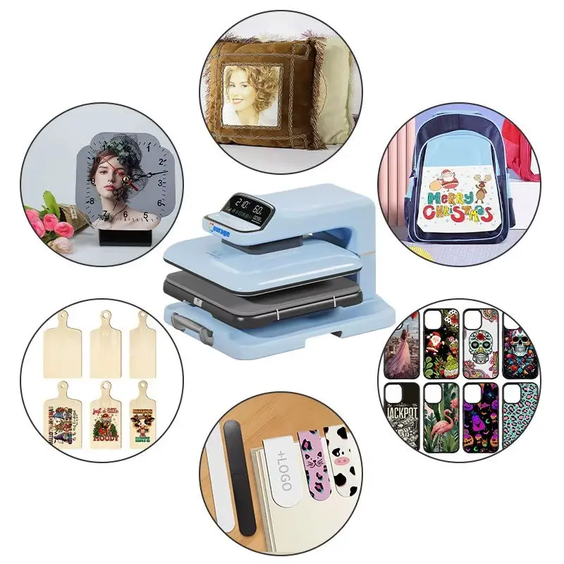 Automatic Electric Heat Press Machine for T-Shirt and Sublimation Transfers detail image