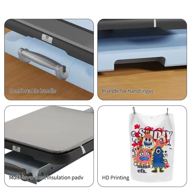 Automatic Electric Heat Press Machine for T-Shirt and Sublimation Transfers detail image