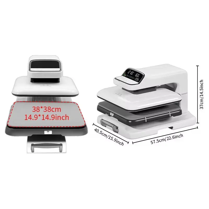 Automatic Electric Heat Press Machine for T-Shirt and Sublimation Transfers detail image
