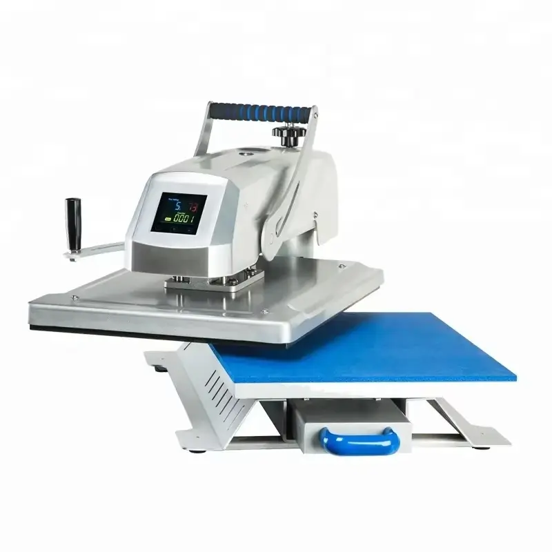 Drawer Type Manual Heat Press Machine for Apparel Sublimation Transfer