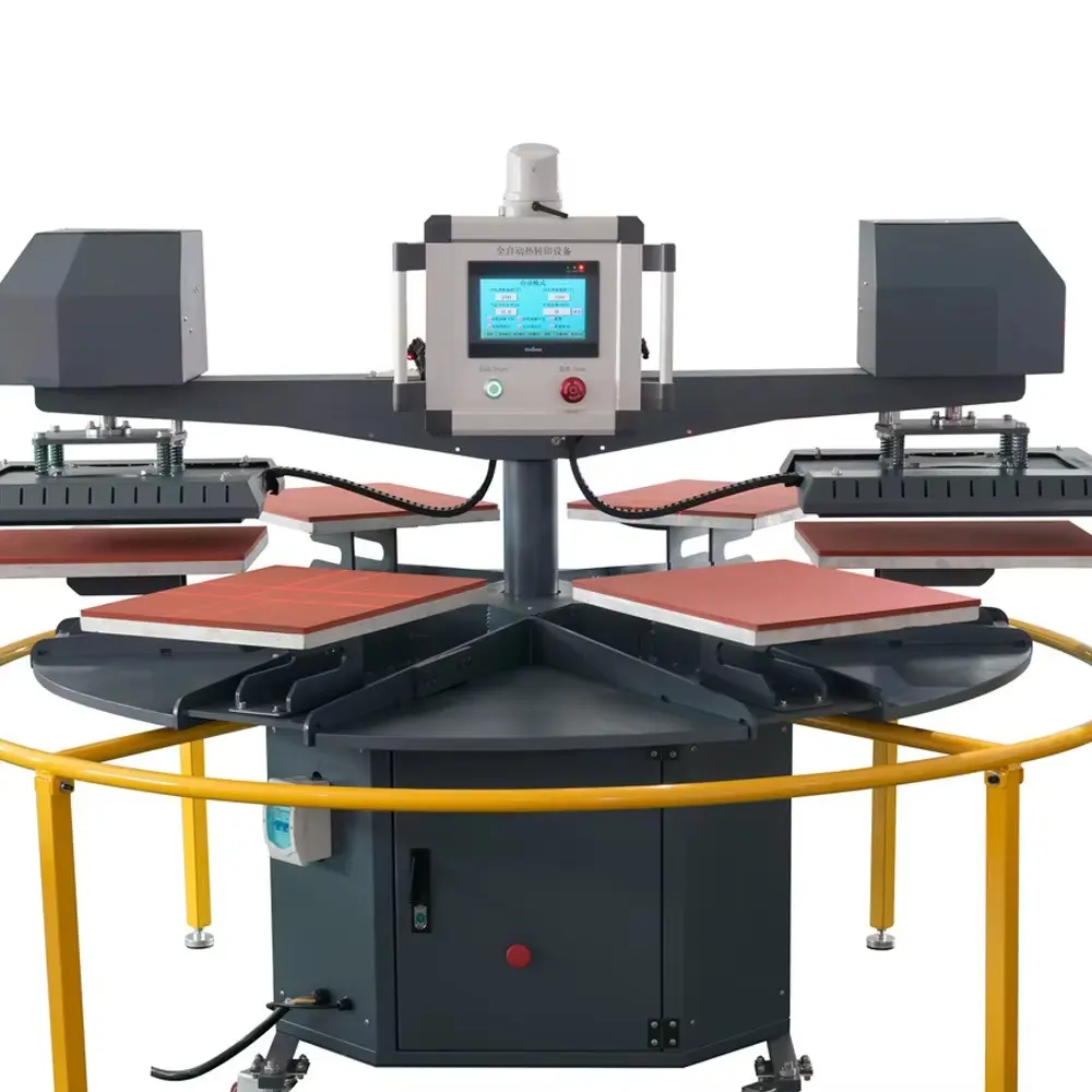 Full Automatic Two Station Pneumatic Heat Press Machine