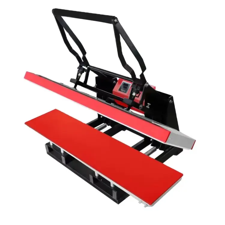 Heavy Duty Dual-Station Manual Heat Press Machine for Garment Production
