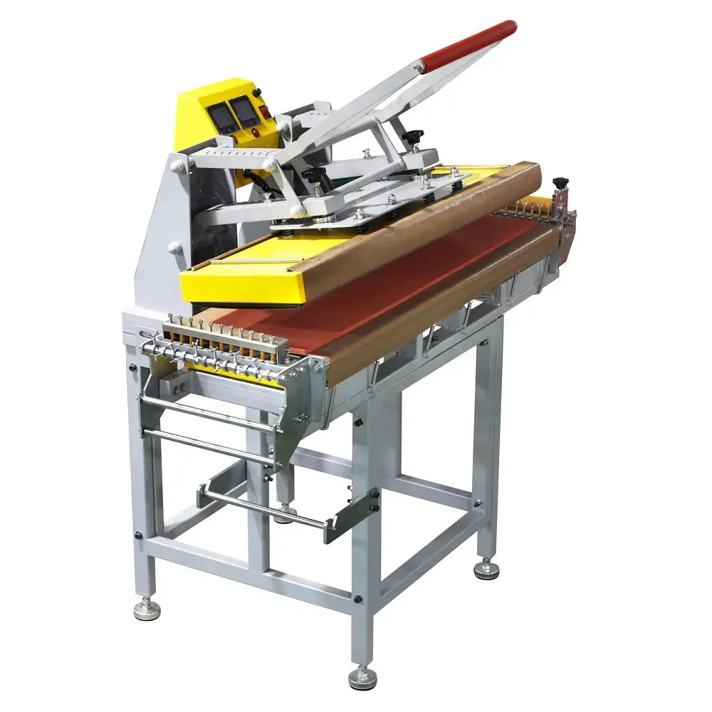 Heavy Duty Dual-Station Manual Heat Press Machine for Garment Production detail image