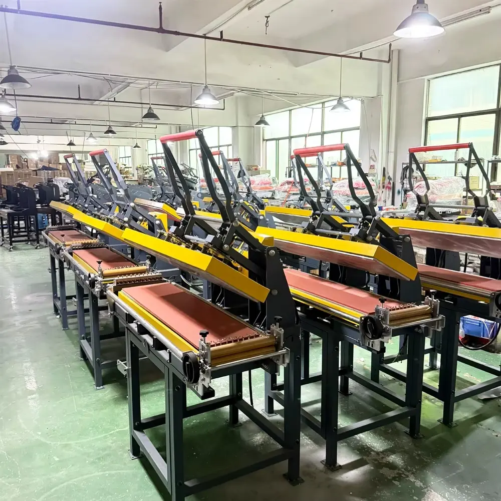 Heavy Duty Dual-Station Manual Heat Press Machine for Garment Production detail image