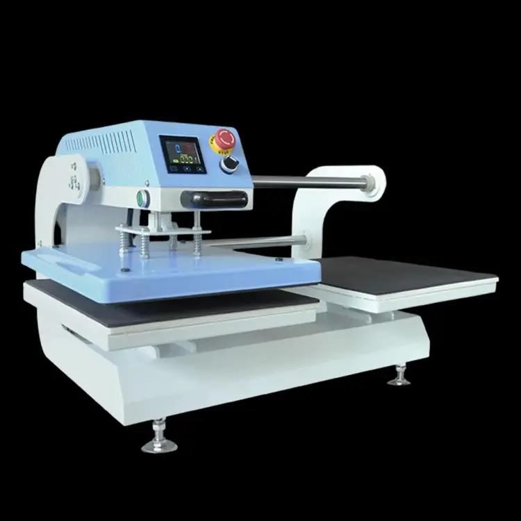 High-Precision Pneumatic Heat Press Machine for Apparel Transfers