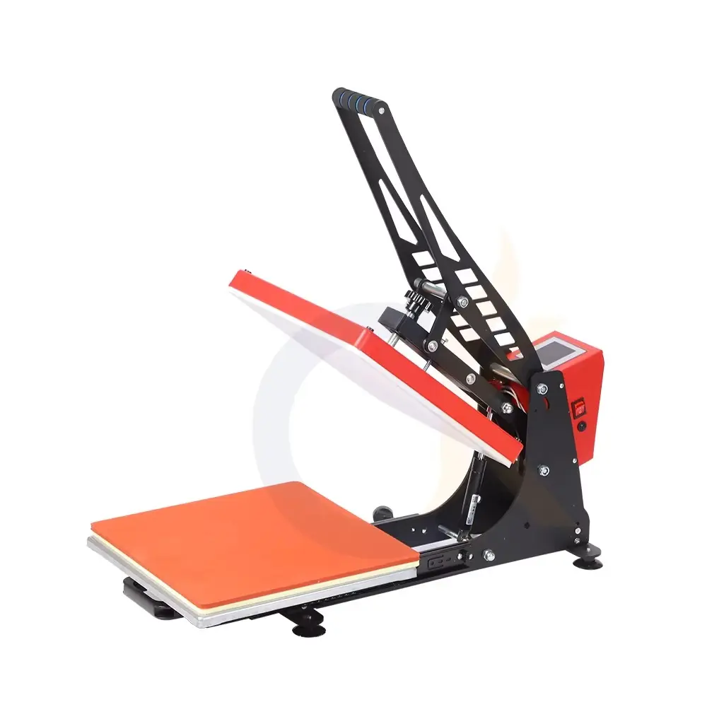High-Pressure Manual Clamshell Heat Press Machine for T-Shirt Transfer detail image
