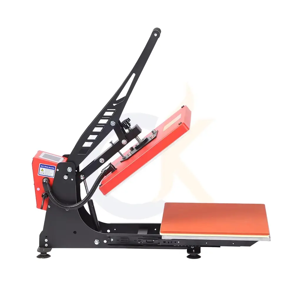 High-Pressure Manual Clamshell Heat Press Machine for T-Shirt Transfer detail image