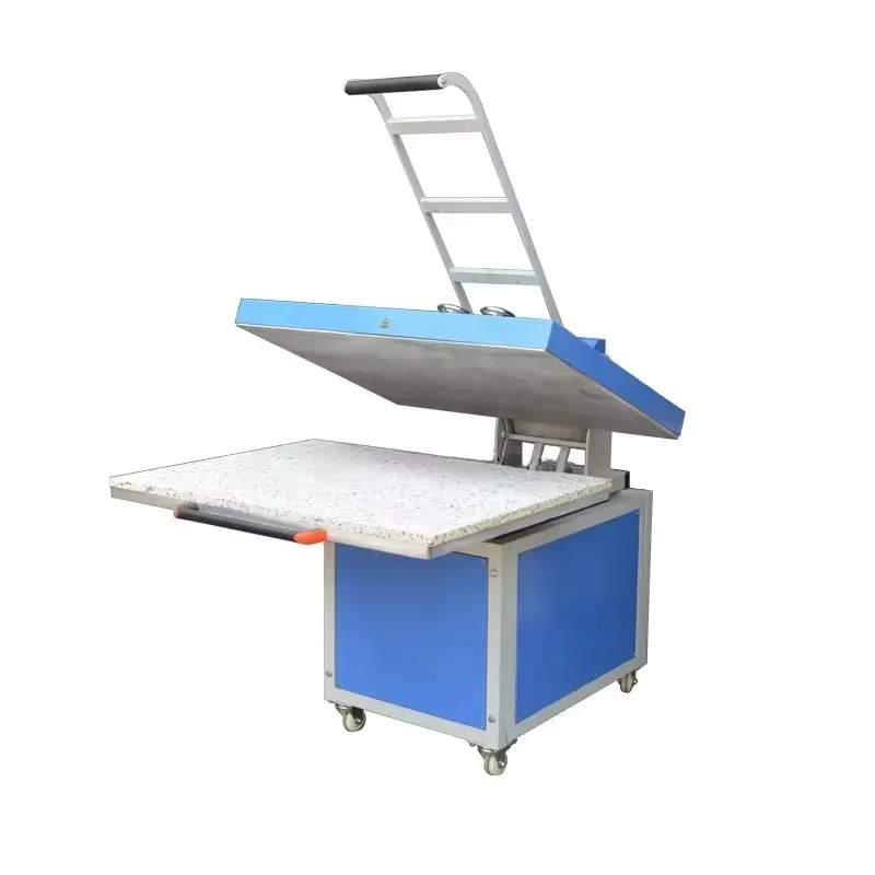 Large Format Manual Flatbed Heat Press Machine for Textile Production - Image 2