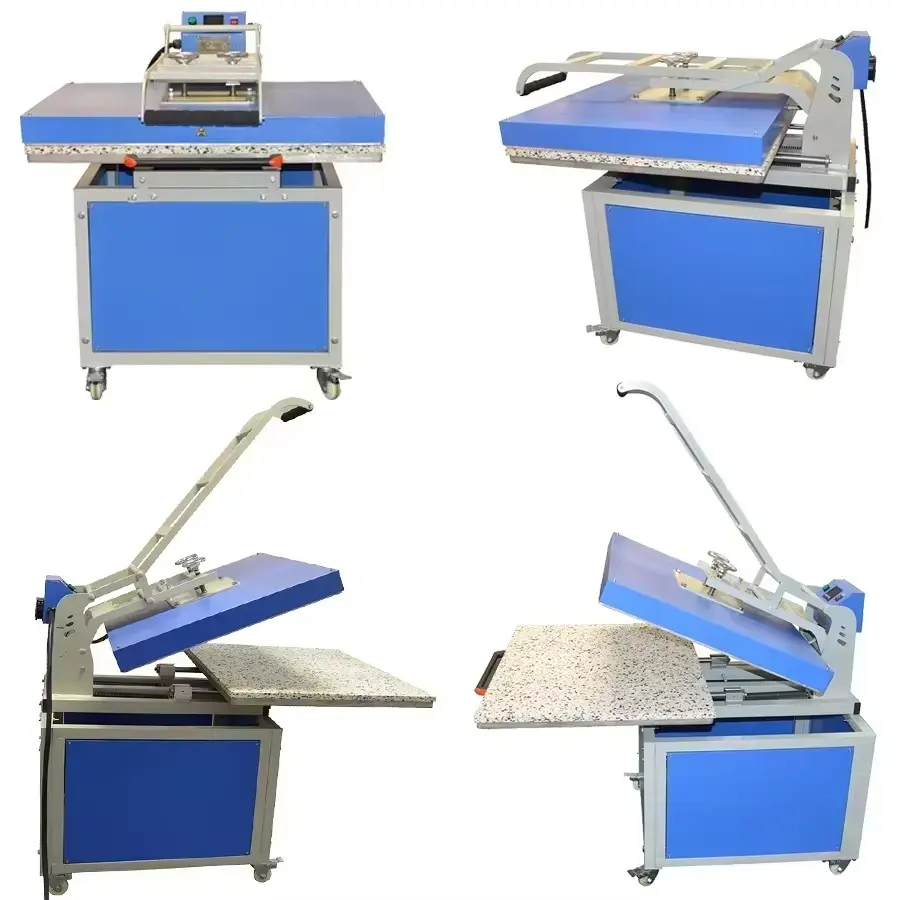 Large Format Manual Flatbed Heat Press Machine for Textile Production - Image 5