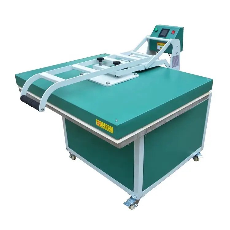 Large Format Manual Flatbed Heat Press Machine for Textile Production detail image